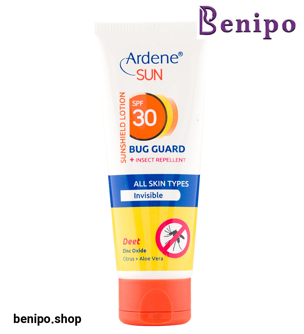 لوسیون ضد آفتاب حاوی SPF30 با خاصیت دافع حشرات 75 میلی لیتر