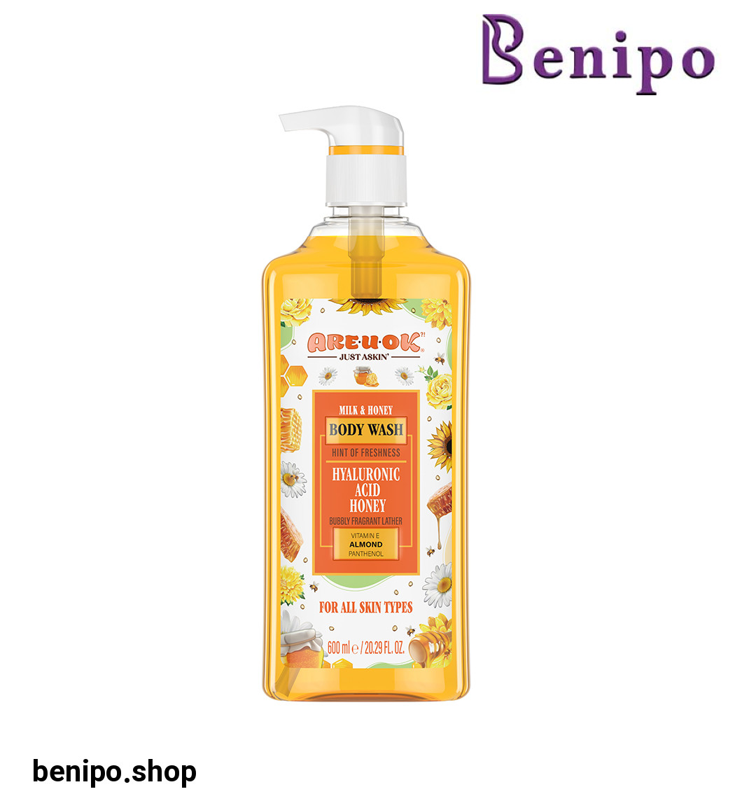 ژل شستشو بدن مدل Milk And Honey حجم 600 میلی لیتر