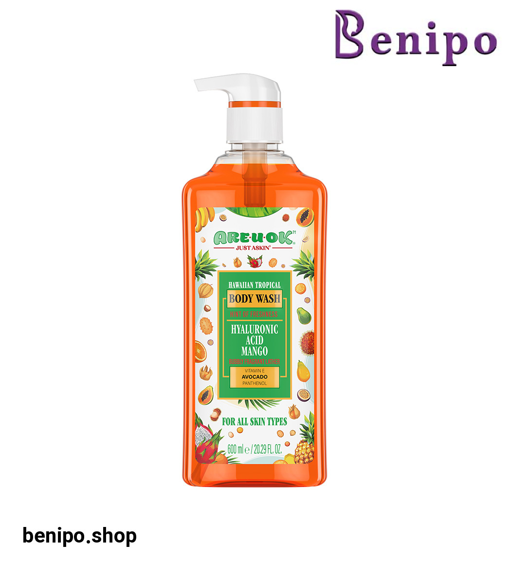 ژل شستشو بدن مدل Hawaiian Tropical حجم 600 میلی لیتر