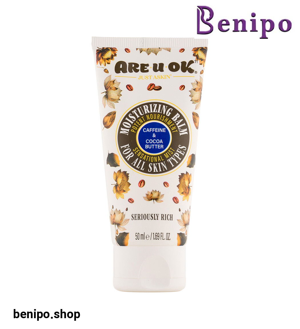 بالم مرطوب کننده حاوی کافئین مناسب انواع پوست 50 گرم