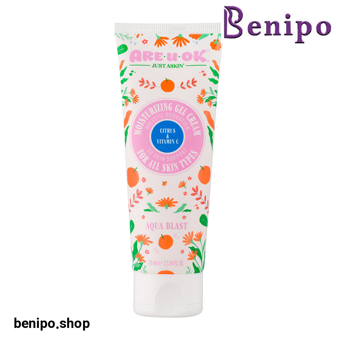 کرم ژل آبرسان گریپ فروت حاوی ویتامین C حجم 75 میل