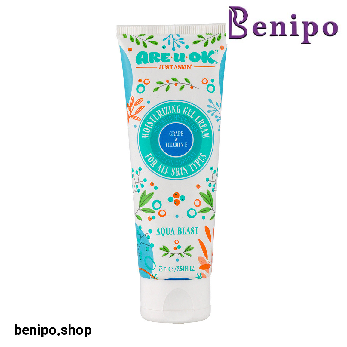 کرم ژل آبرسان انگور حاوی ویتامین E حجم 75 میل