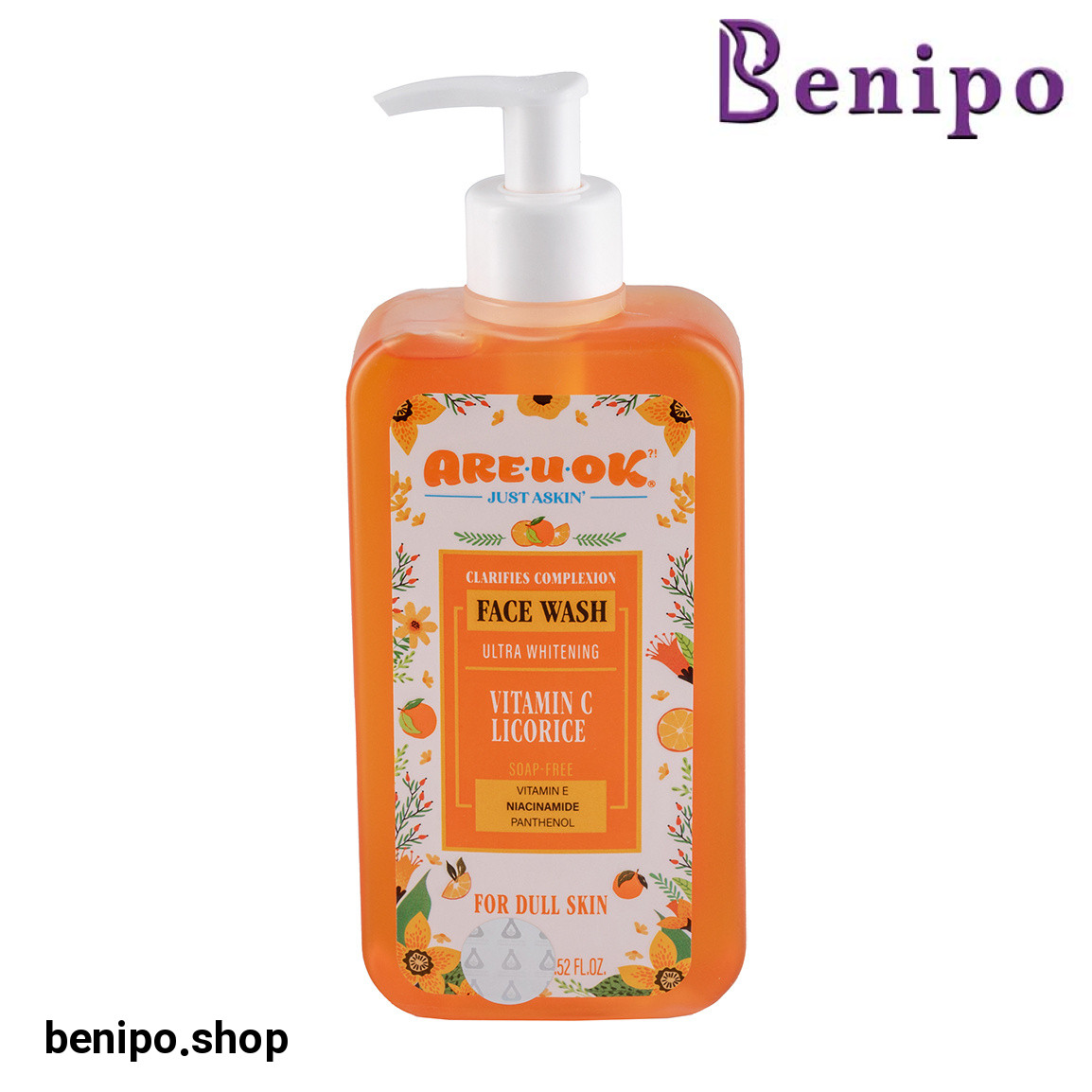 ژل شستشوی صورت مدل Ultra Whitening حجم 400 میلی لیتر