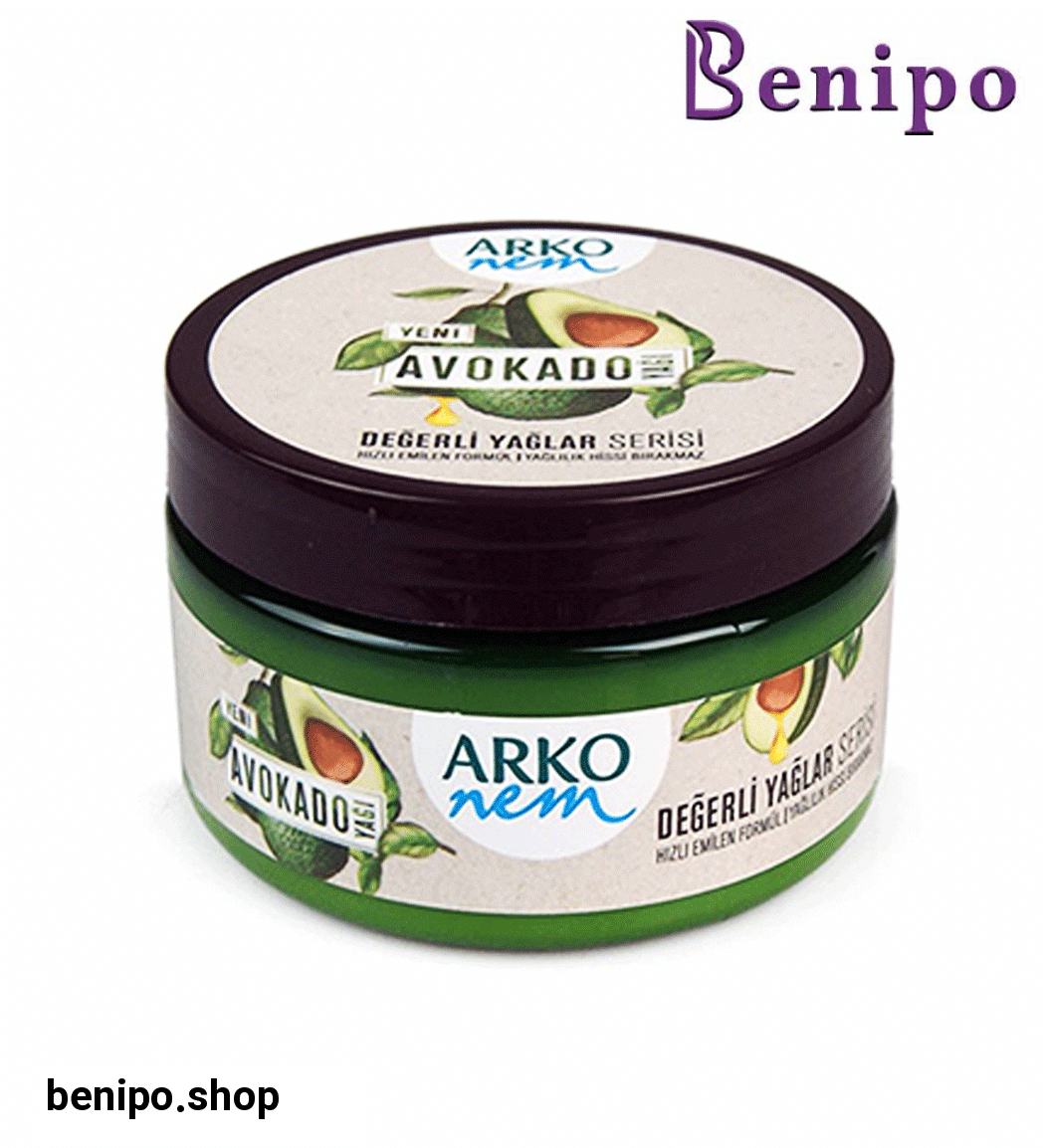 کرم مرطوب کننده ارگانیک  حاوی عصاره آواکادو مخصوص پوست های خشک و حساس  حجم 250 میل