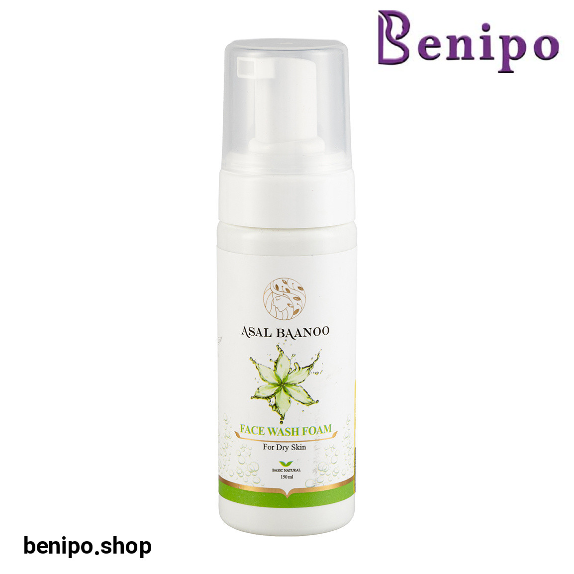 فوم شستشو صورت مناسب پوست خشک حجم 150 میلی لیتر