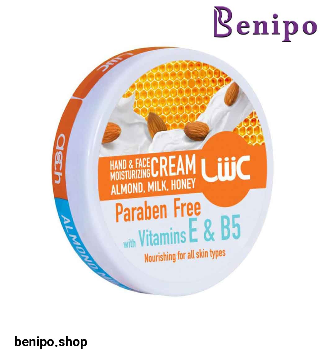 کرم مرطوب کننده عصاره بادام و عسل کاسه ای 100میل