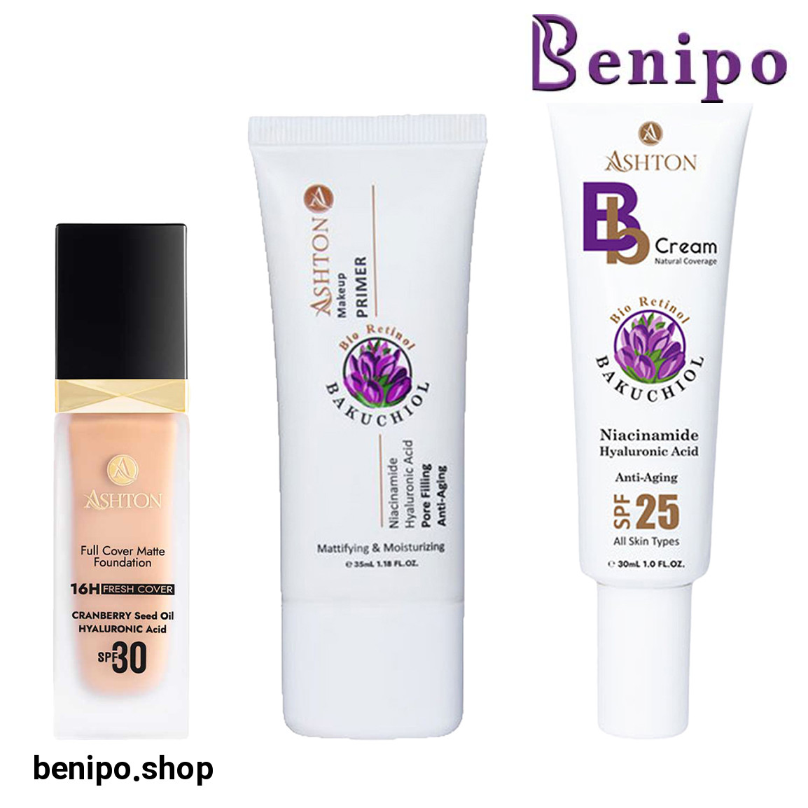 پک 3 عددی آرایش صورت لوکس