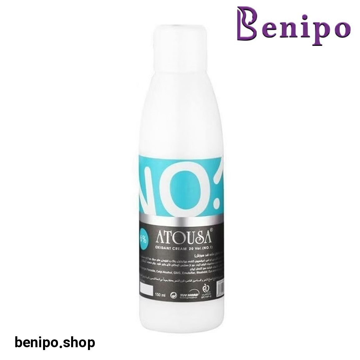 اکسیدان 6 درصد نمره 1 حجم 150 میلی لیتر