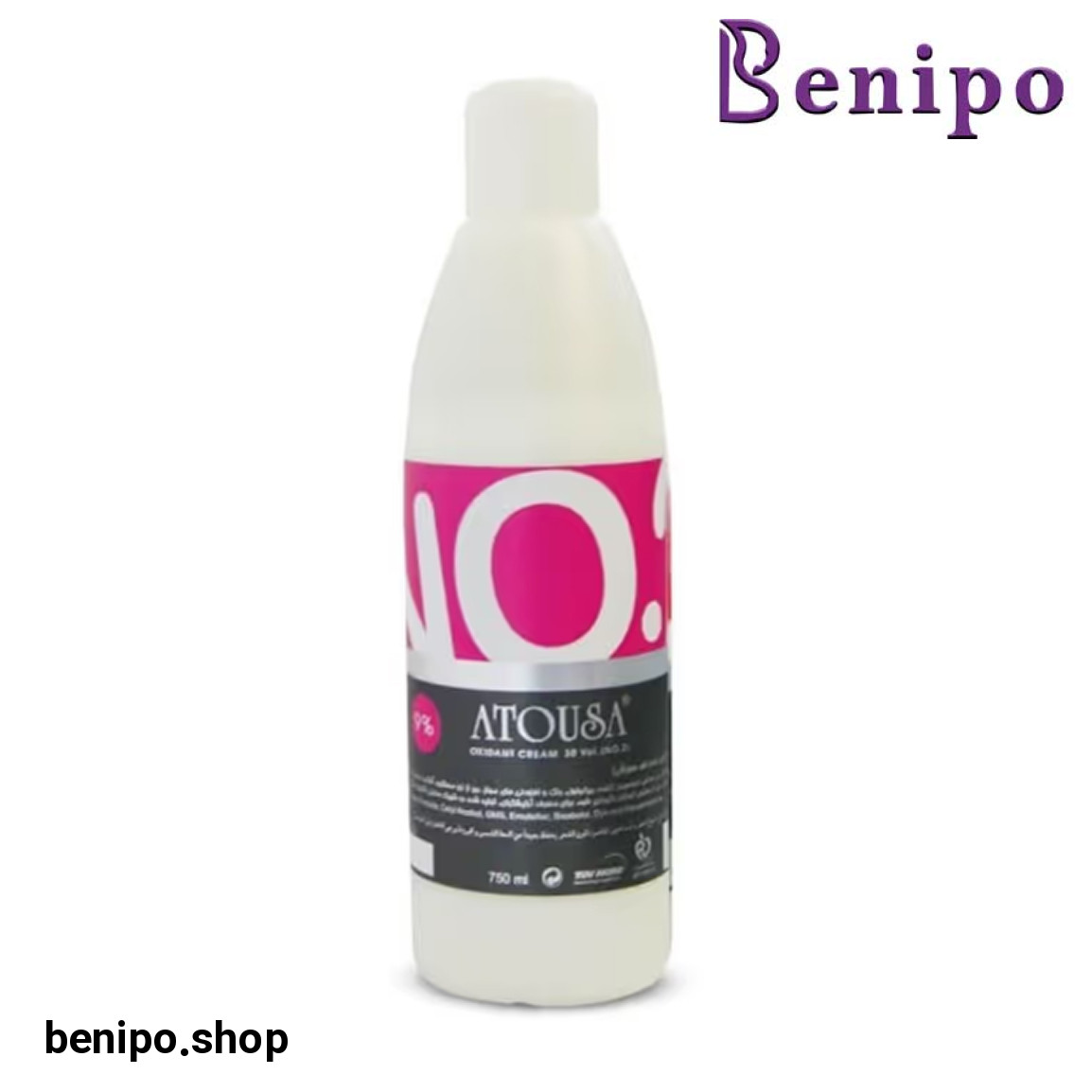 اکسیدان 9 درصد نمره 2 حجم 750 میلی لیتر