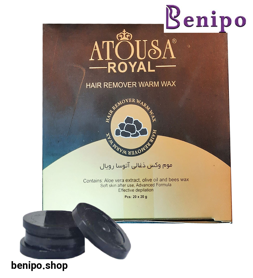 موم وکس سکه ای ذغالی 20 عددی