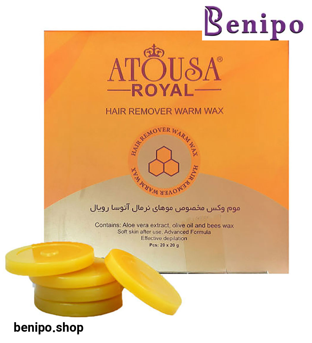 موم وکس سکه ای عسلی24 عددی