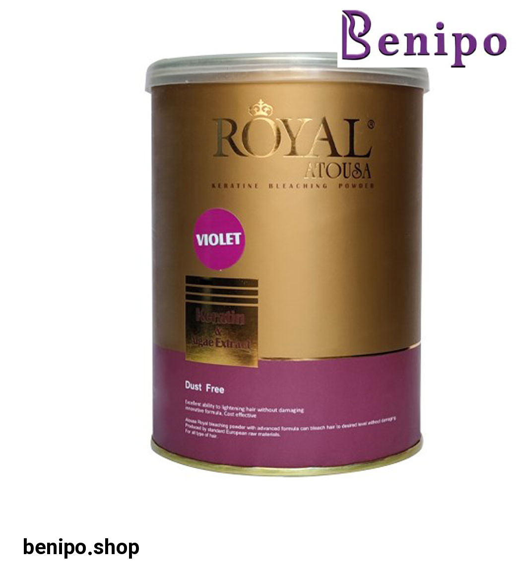 پودر دکلره 500 گرمی بنفش