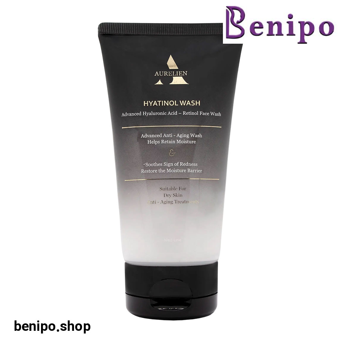 شوینده صورت حاوی هیالورونیک اسید و رتینول حجم 150 میلی لیتر