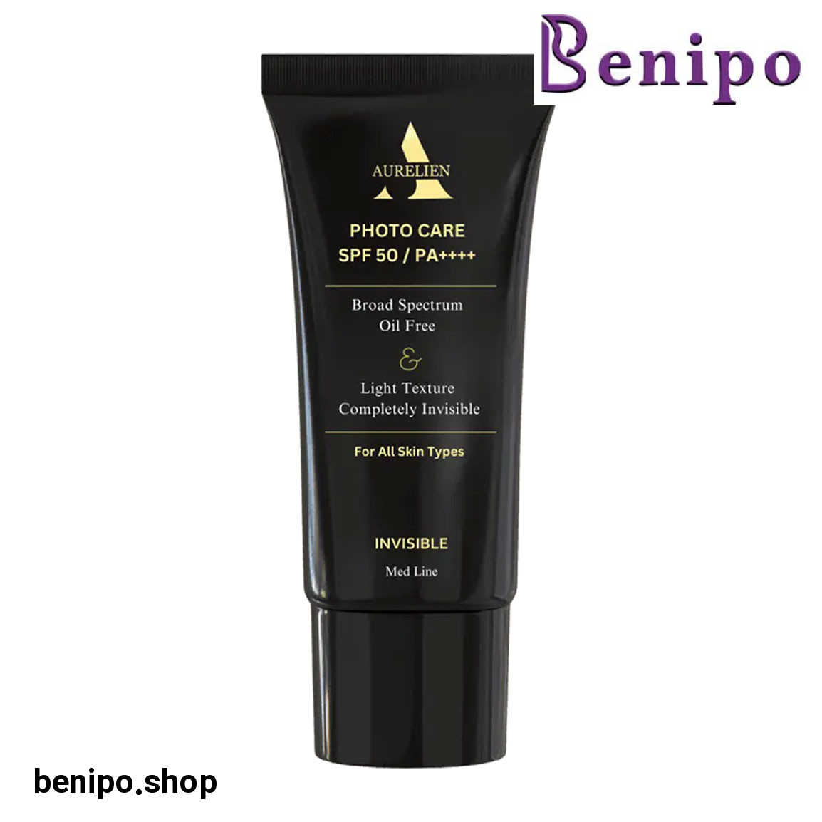 ضد آفتاب بی رنگ فاقد چربی با SPF50 مناسب انواع پوست حجم 40 میلی لیتر