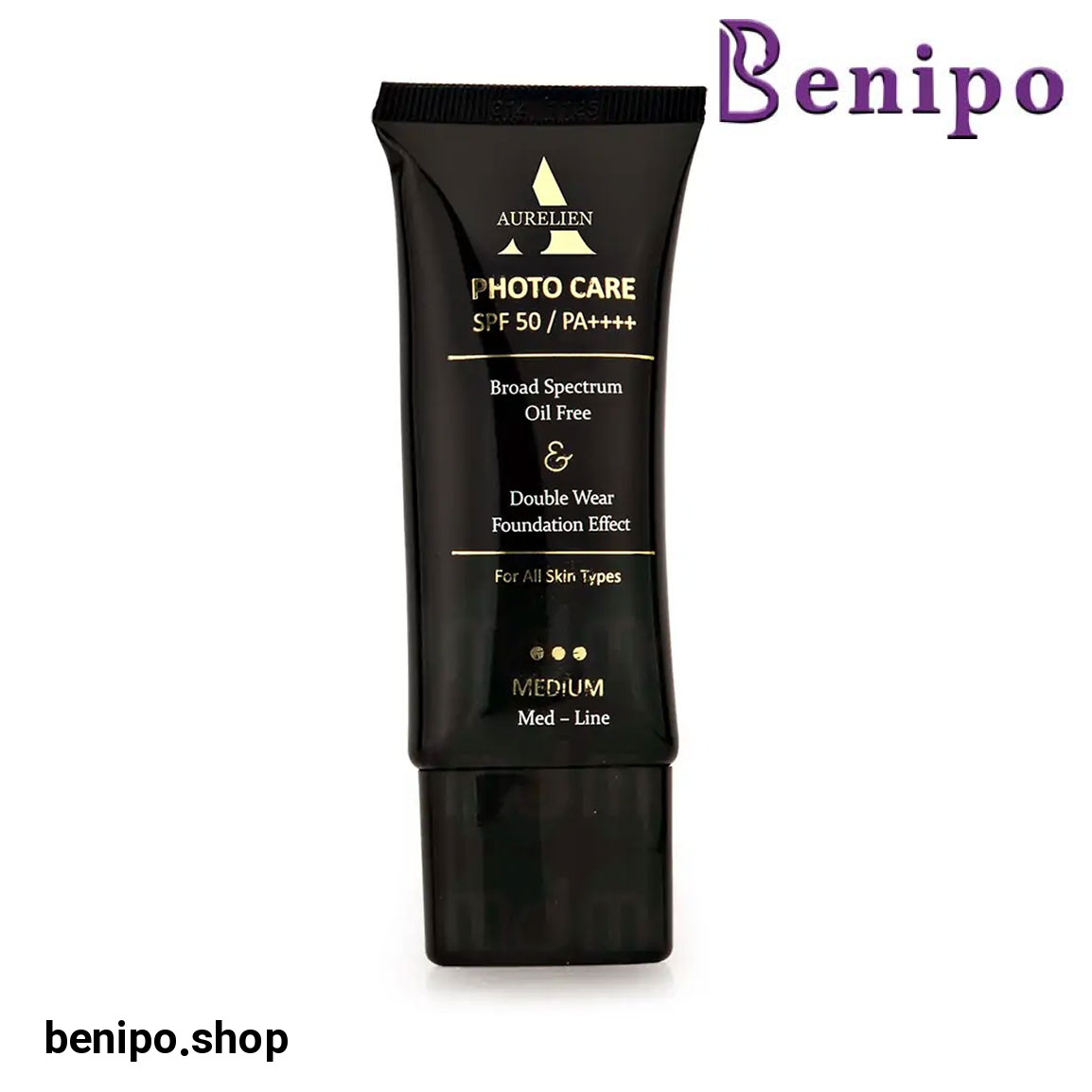 ضد آفتاب رنگی فاقد چربی با SPF50 مناسب انواع پوست حجم 40 میلی لیتر