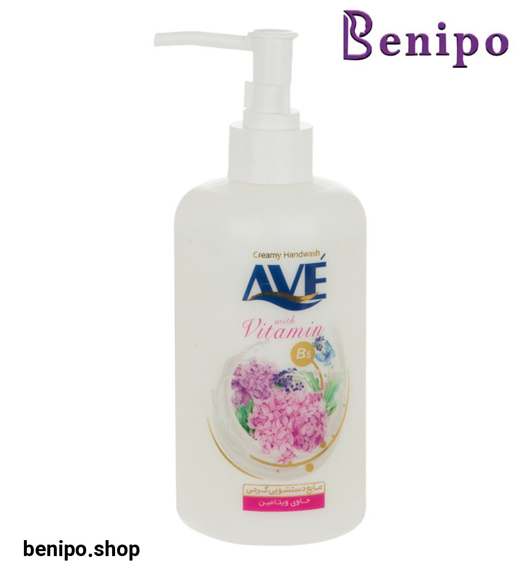 مایع دستشویی کرمی حاوی ویتامین B5 صورتی 450گرمی