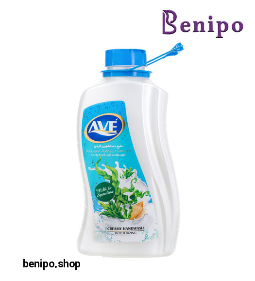 مایع دستشویی کرمی حاوی عصاره جلبک اسپیرولینا 2000 گرمی