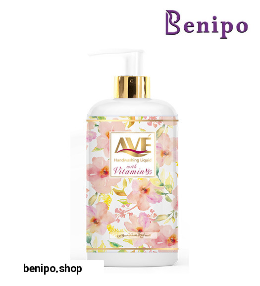 مایع دستشویی صدفی حاوی ویتامین B5 صورتی 450گرمی
