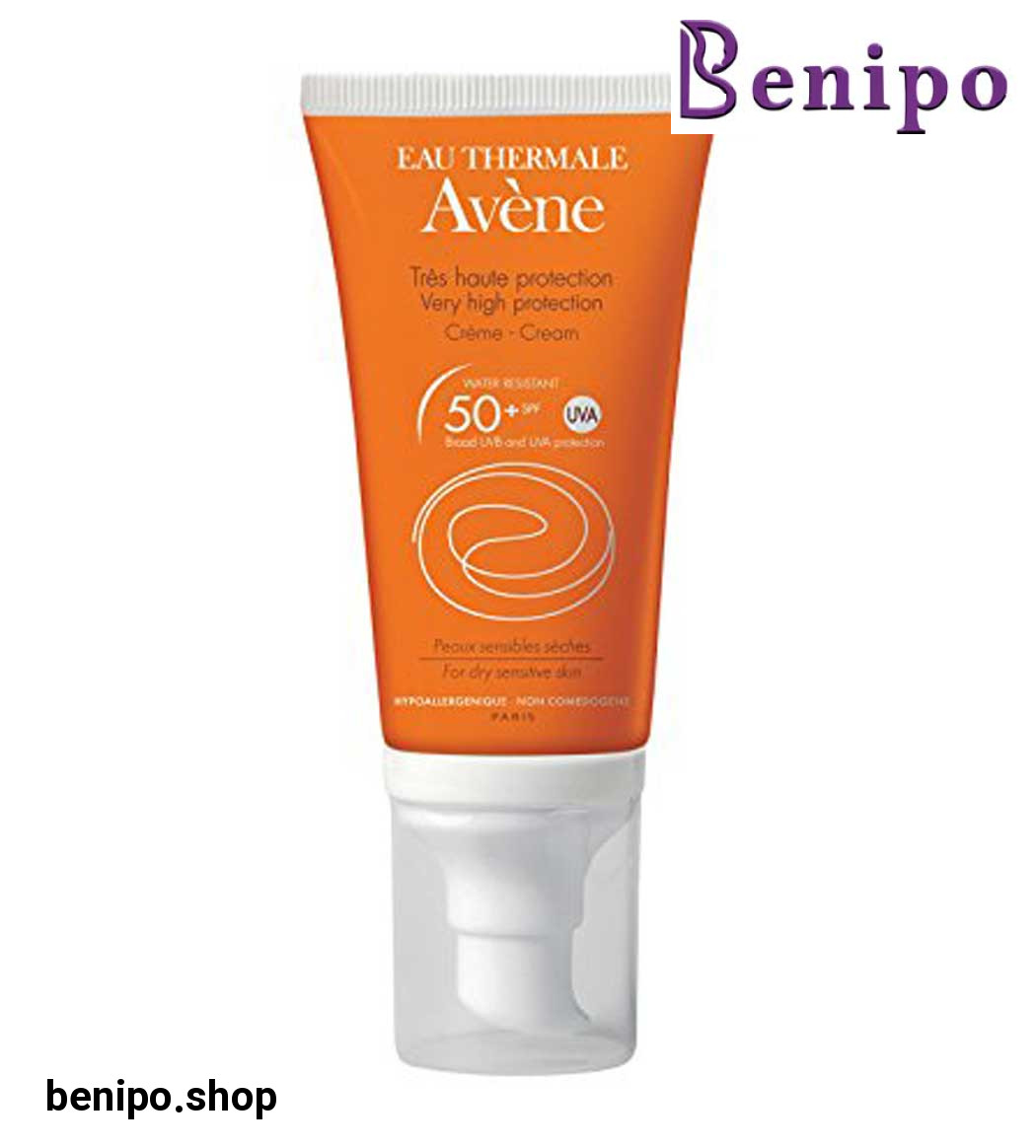 کرم ضد آفتاب فاقد رنگ اس پی اف 50 پوست خشک و حساس