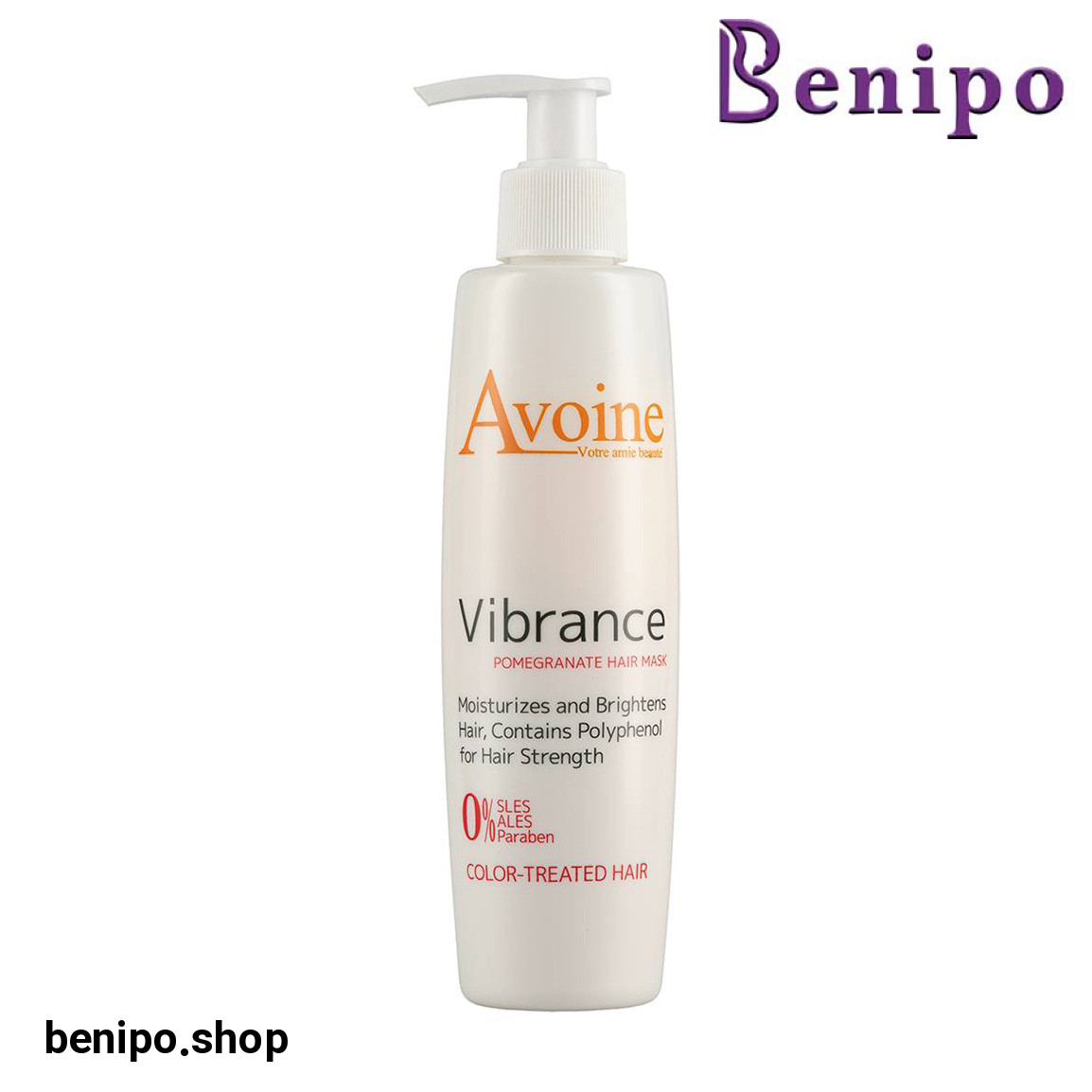 ماسک موی رنگ شده انار