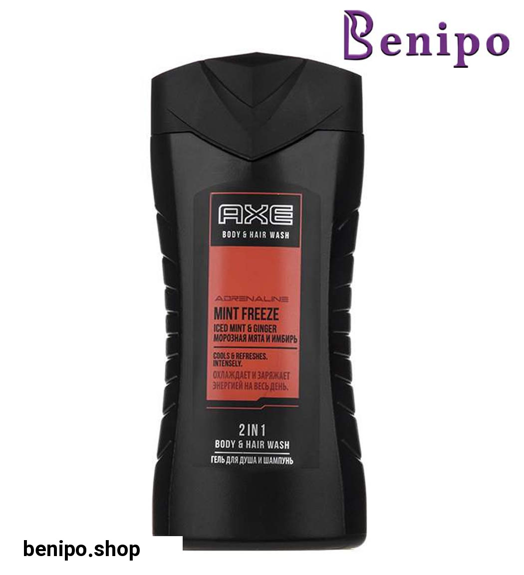 شامپو سر و بدن آدرنالین با عصاره نعنا