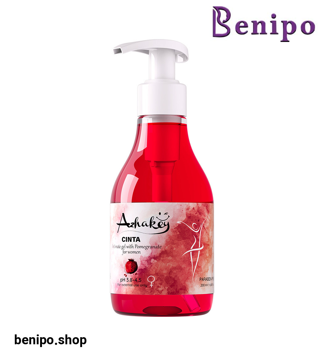 ژل بهداشتی بانوان حاوی عصاره انار مدل Cinta حجم 200 میلی لیتر