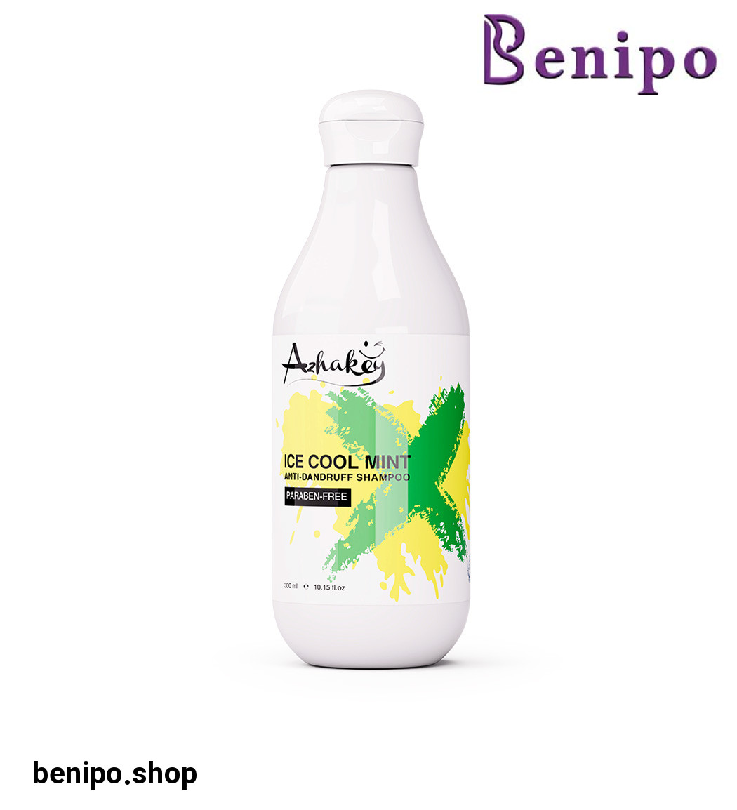 شامپو مو ضد شوره مدل Ice Cool Mint فاقد پارابن حجم 300 میلی لیتر