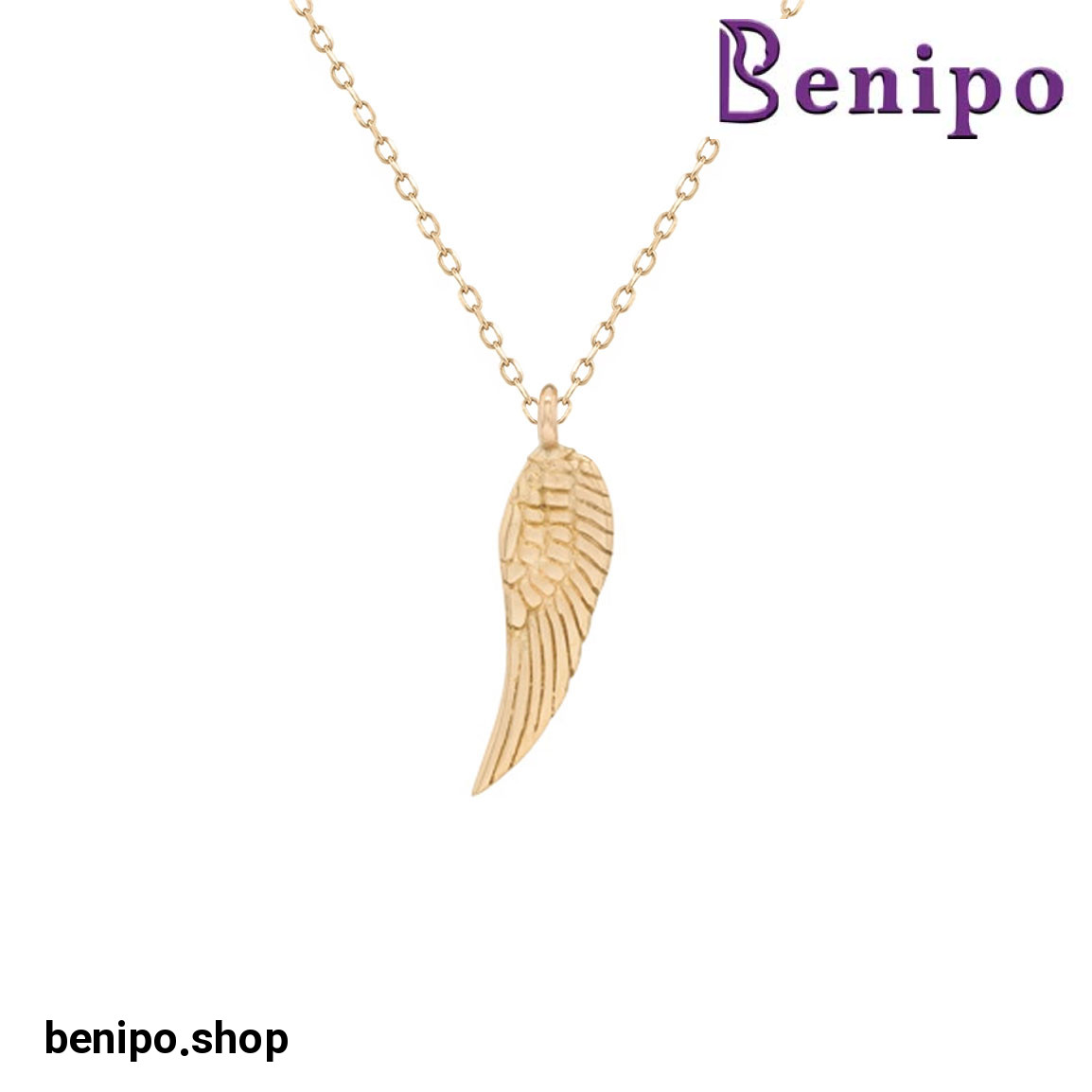 گردنبند طلا بال فرشته 1.45 گرم