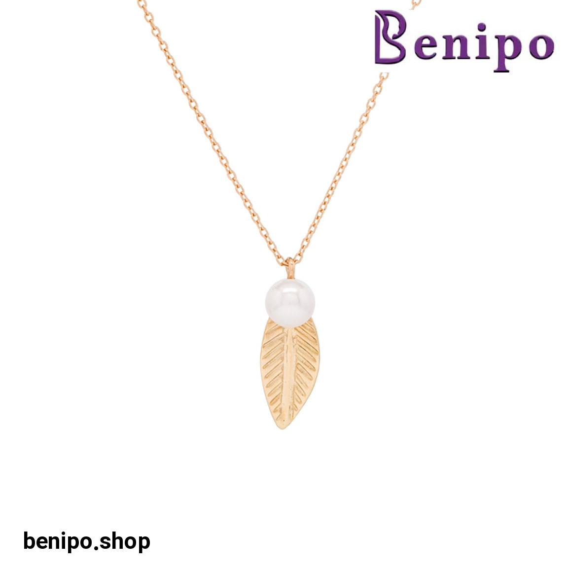 گردنبند طلا برگ 1.67 گرم