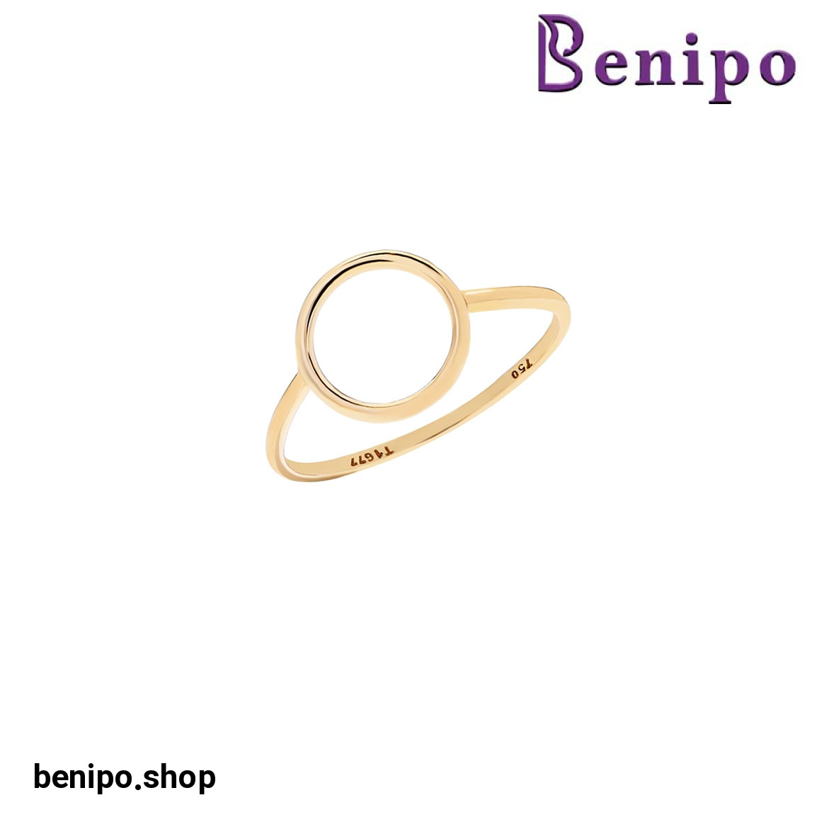 انگشتر طلا مدل نگینی لوکا مشکی سایز53