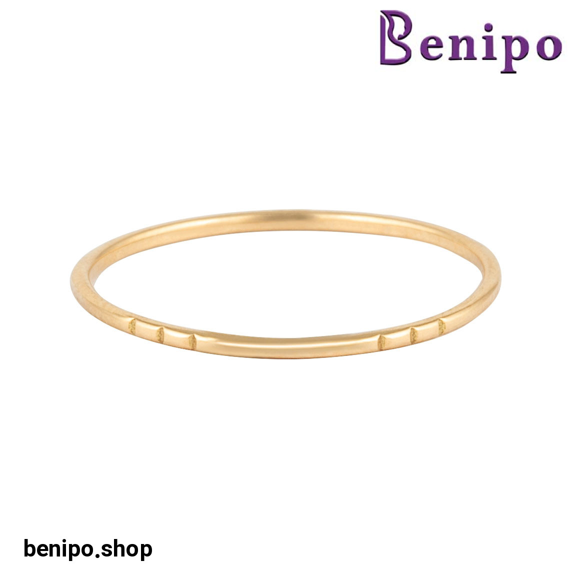 انگشتر طلا مدل مینیمال سه خط سایز53