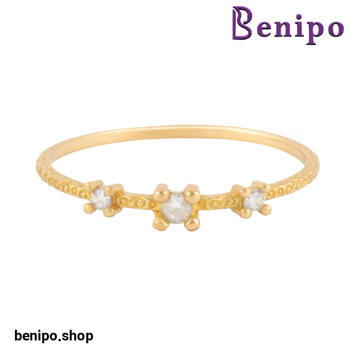 انگشتر طلا مدل مینیمال یارا سایز53