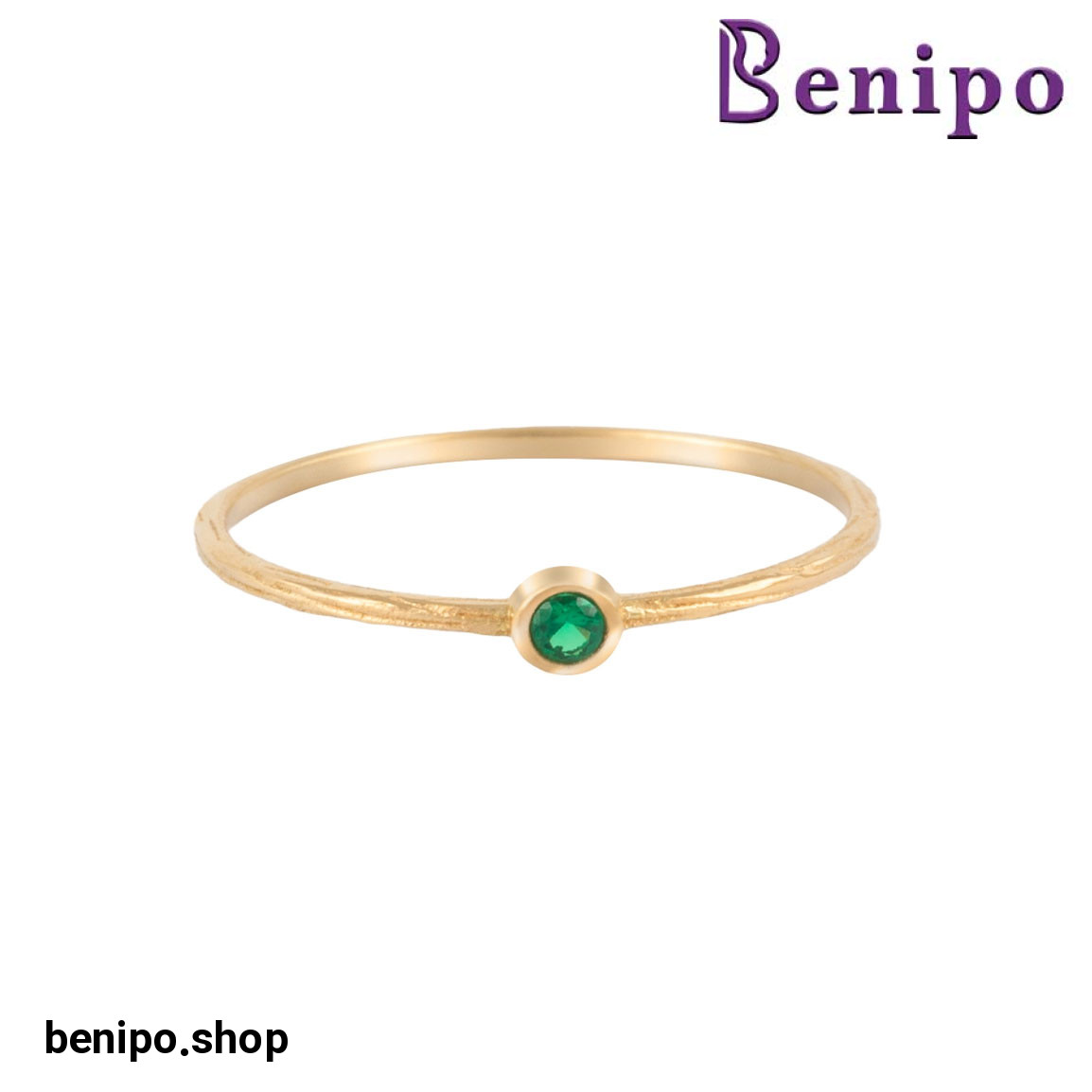 انگشتر طلا مدل نگین میلا سایز52