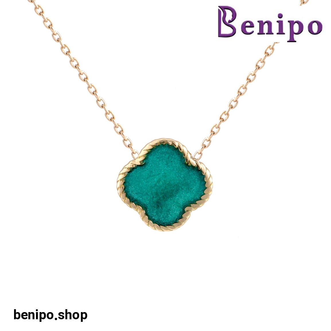 گردنبند طلا ونکلیف پیچ 1.84 گرم