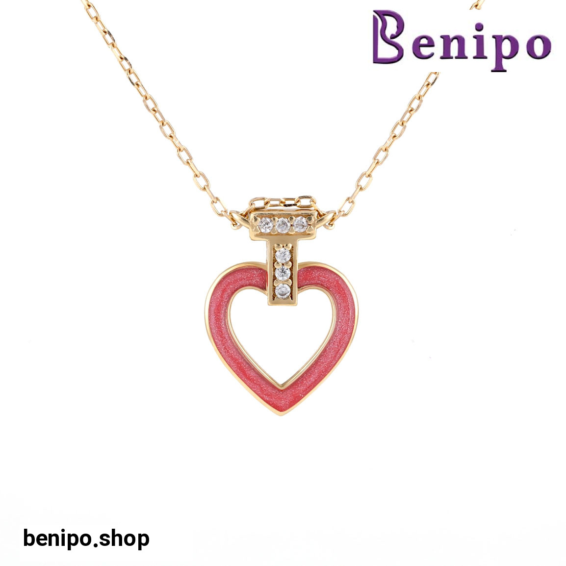 گردنبند طلا فرد قرمز 1.8 گرم