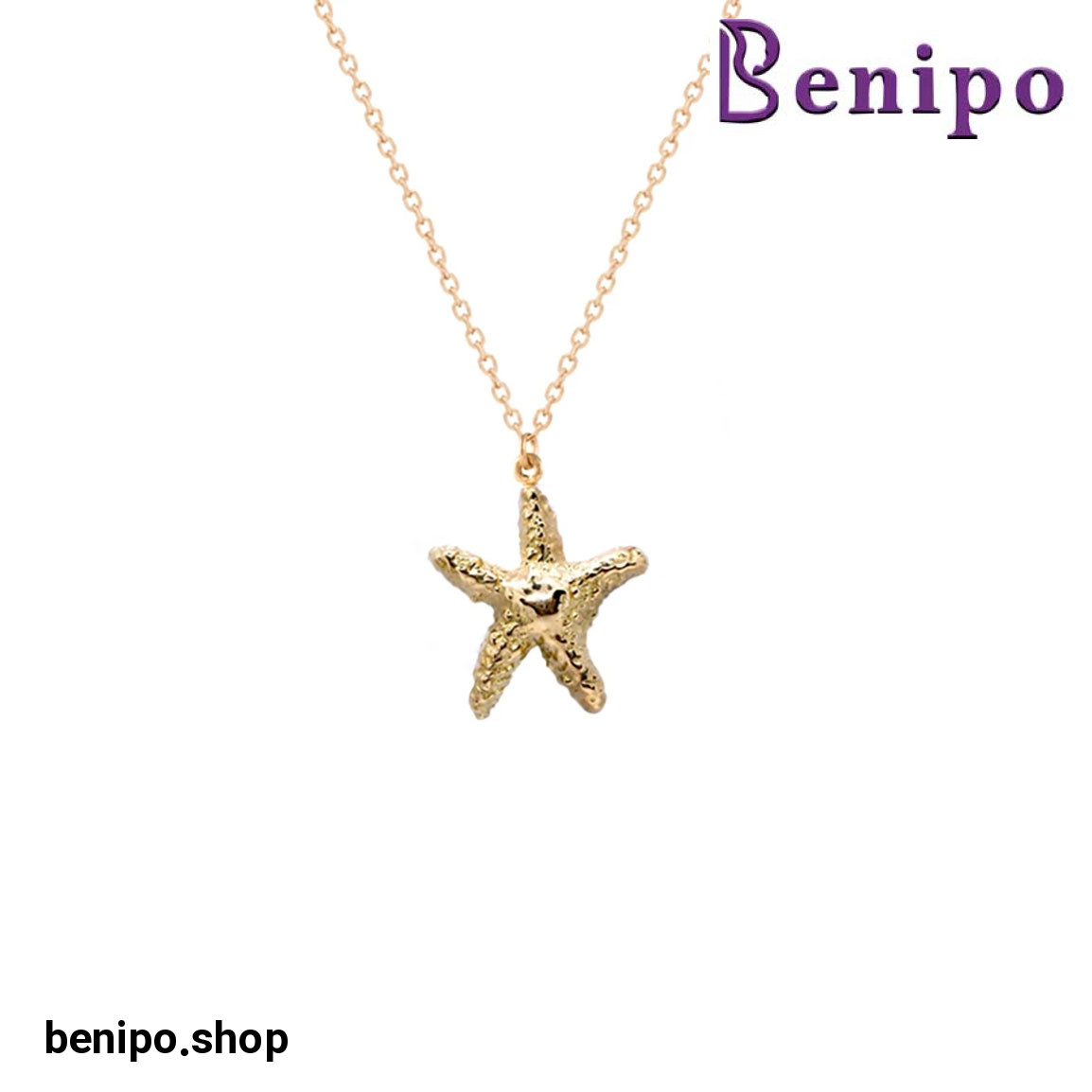 گردنبند طلا ستاره دریایی 1.89 گرم