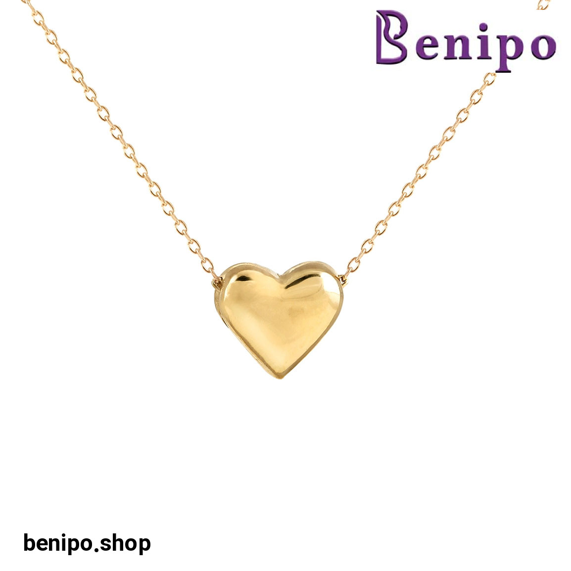 گردنبند طلا قلب ونیز 2.23 گرم