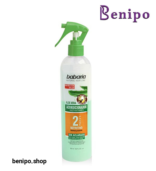 اسپری دوفاز نرم کننده فوری آلوئه ورا و آرگان (سبز)