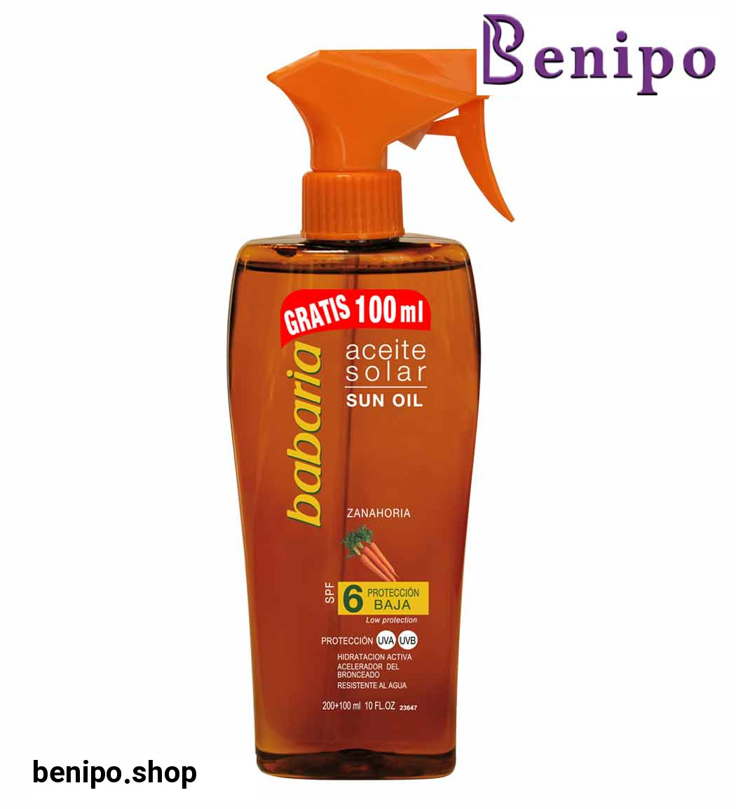 اسپری روغن برنزه کننده هویج