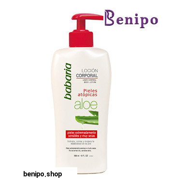لوسیون بدن پمپی پوست های خشک و حساس آلوئه ورا