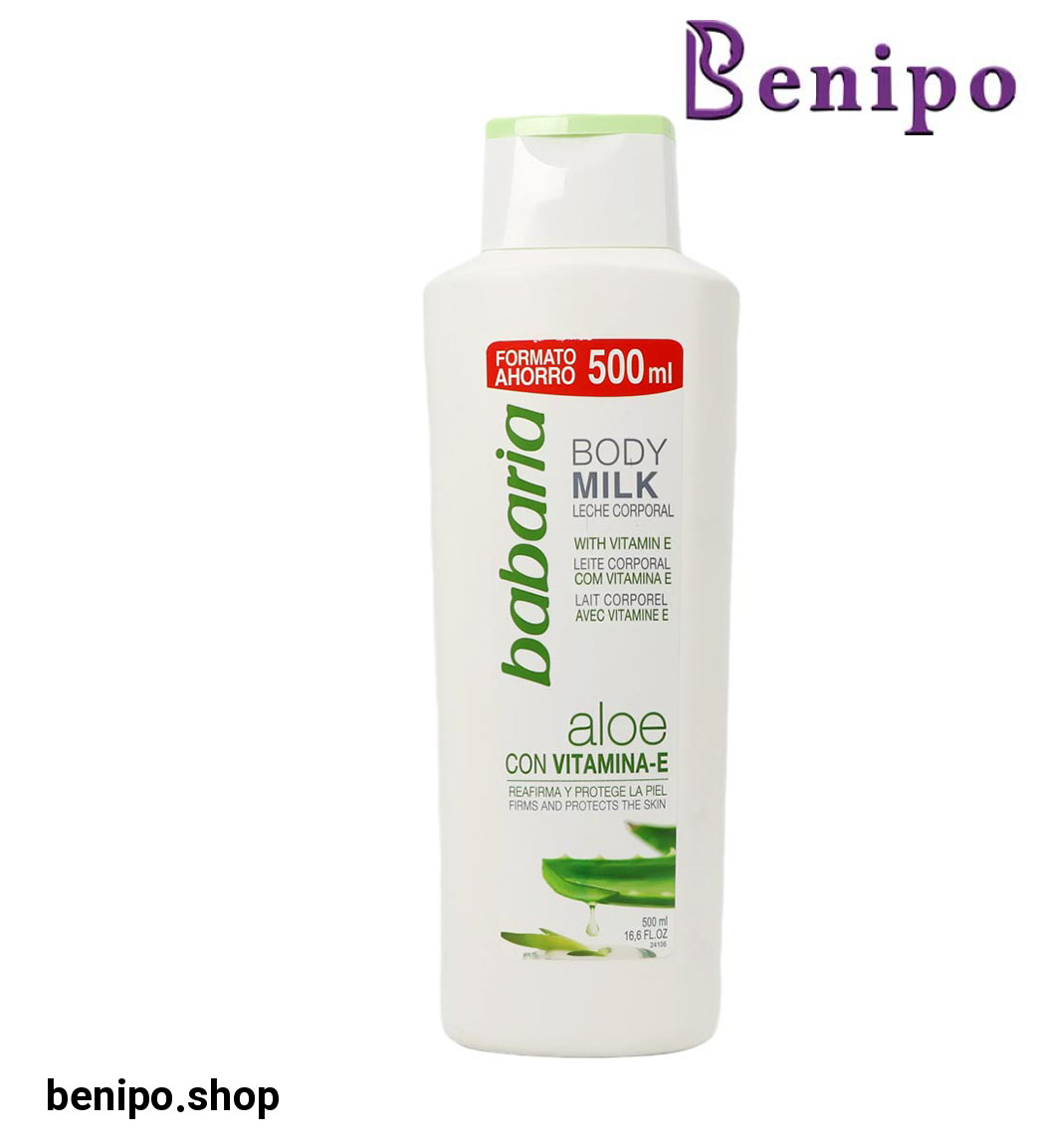 شیر بدن حاوی عصاره آلوئه ورا حجم 500 میل