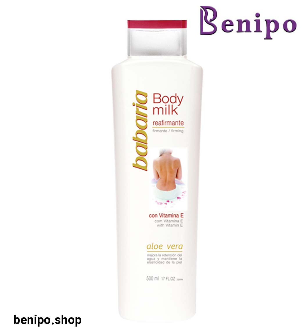 شیربدن سفت کننده حاوی ویتامین ای