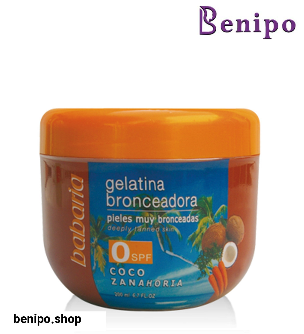 ژلاتین برنزه کننده نارگیل وهویج