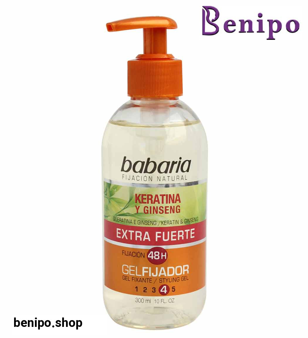 ژل مو پمپی حاوی کراتین و جینسینگ بسیار قوی