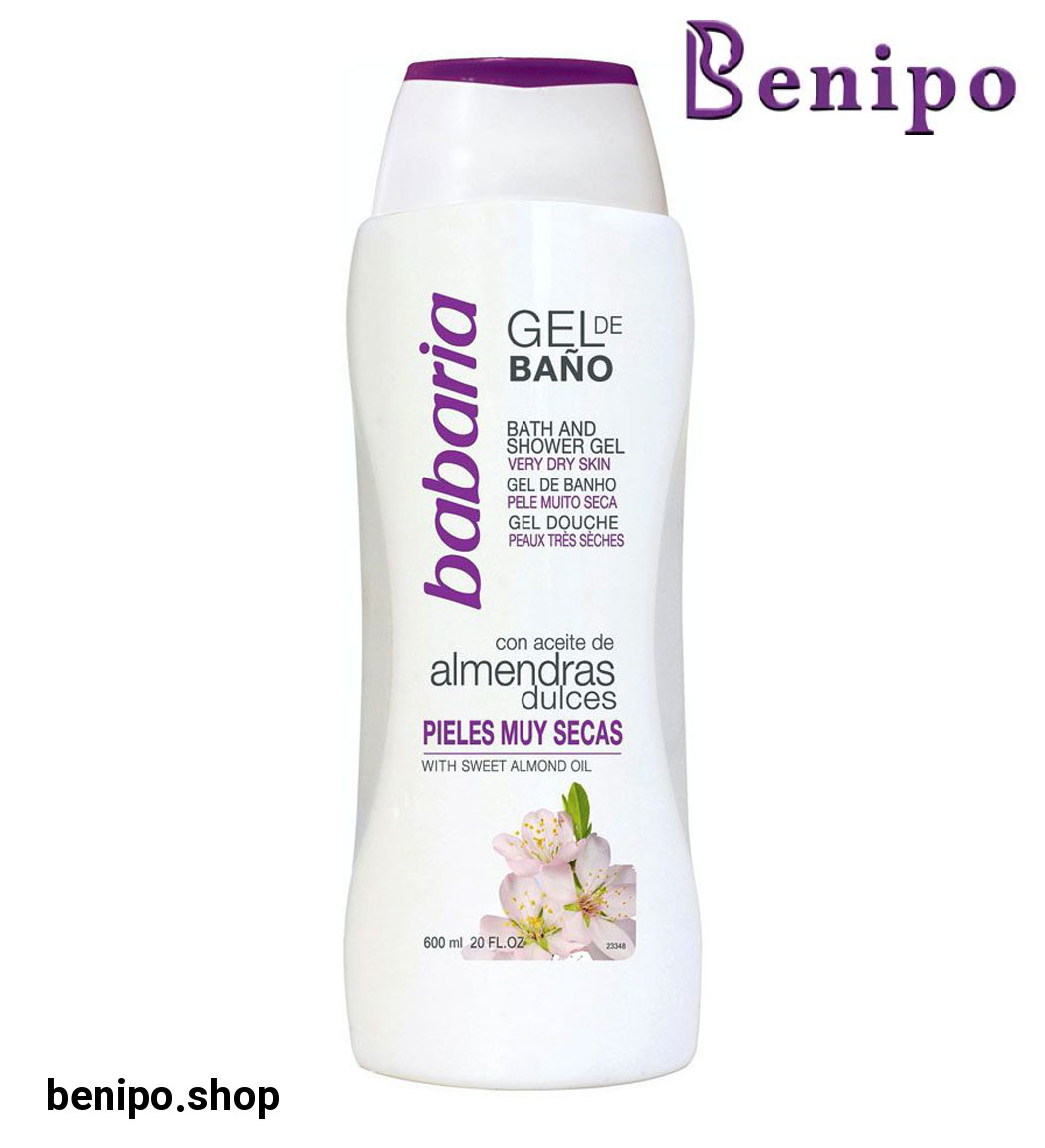 شاور ژل حاوی روغن بادام 600میل