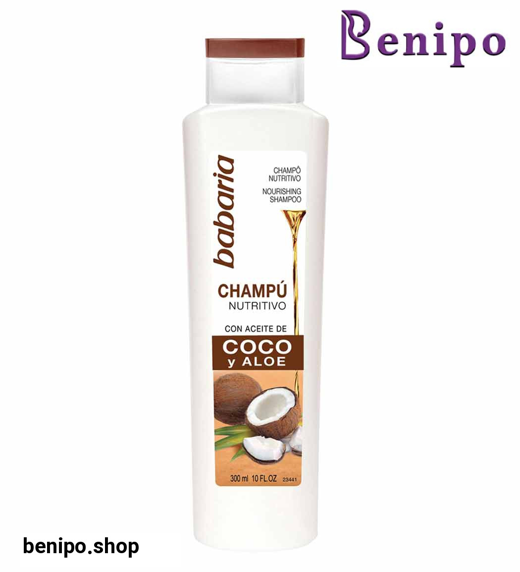 شامپو مغذی حاوی روغن نارگیل و آلوئه ورا