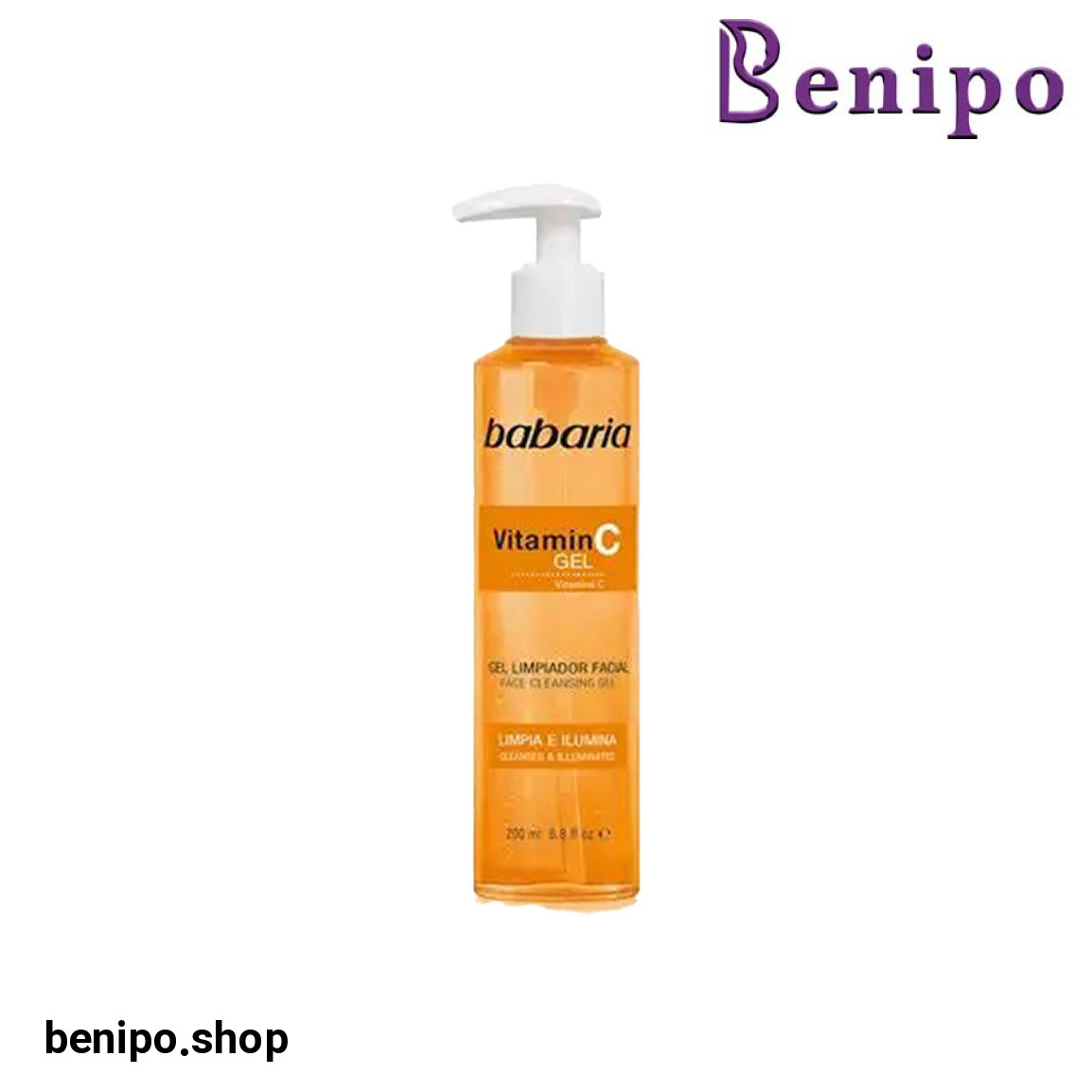 ژل شستشو صورت حاوی ویتامین سی حجم 200 میلی لیتر