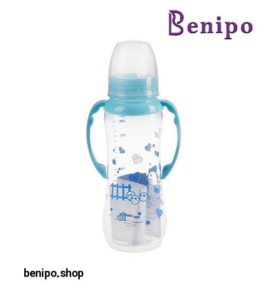 شیرخوری کلاسیک فندقی دسته دار 240میل PP آویز مدل 248