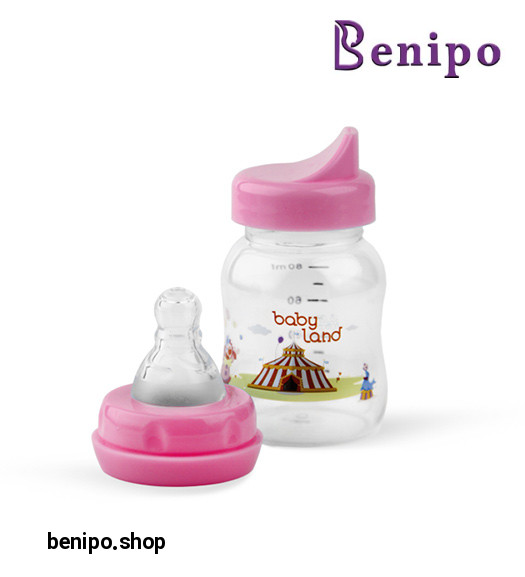 شیرخوری کلاسیک فندقی دوکاره 80میل PP بلیستر مدل 261