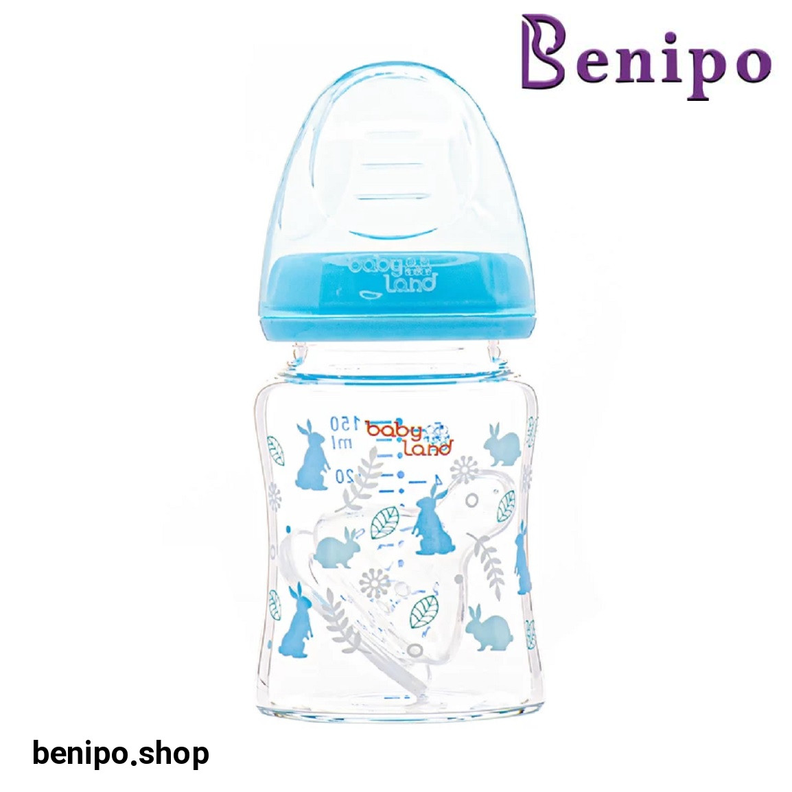 شیشه شیر دسته دار کد 497 حجم  150 میلی لیتر